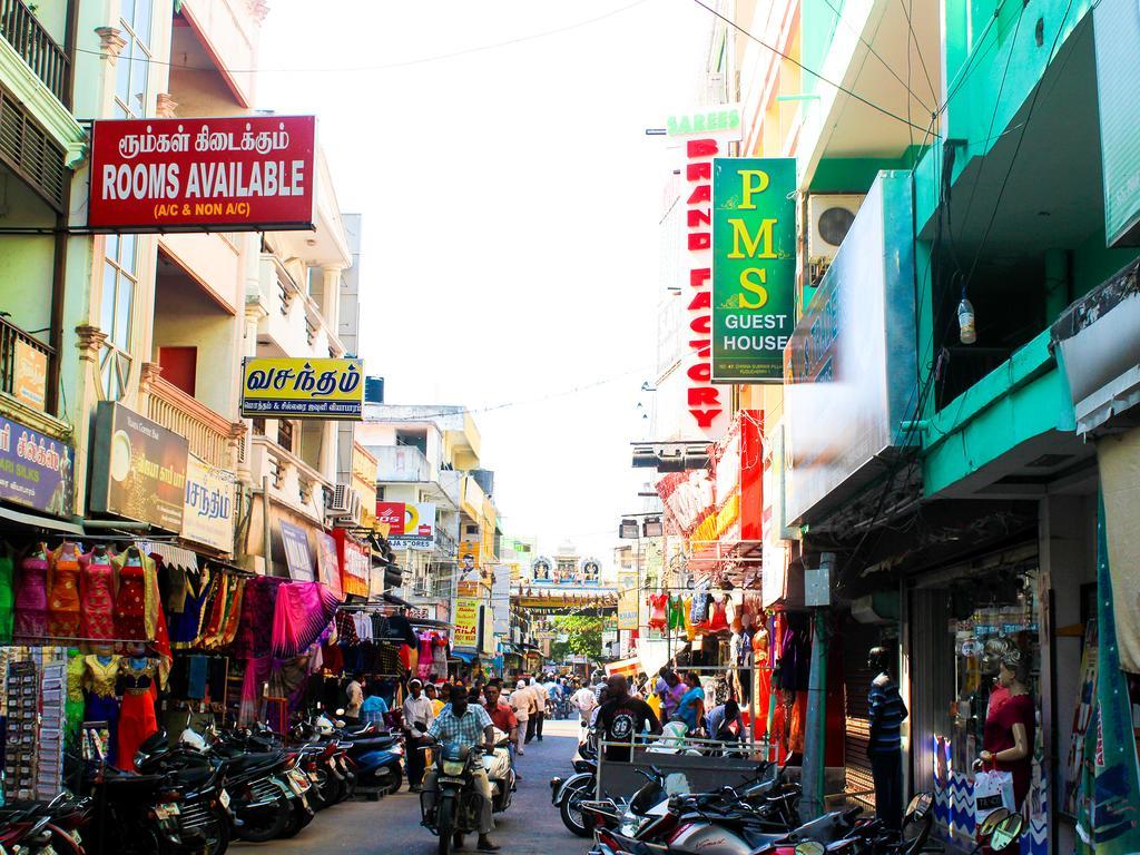 Pms Guest House Pondicherry Exteriör bild